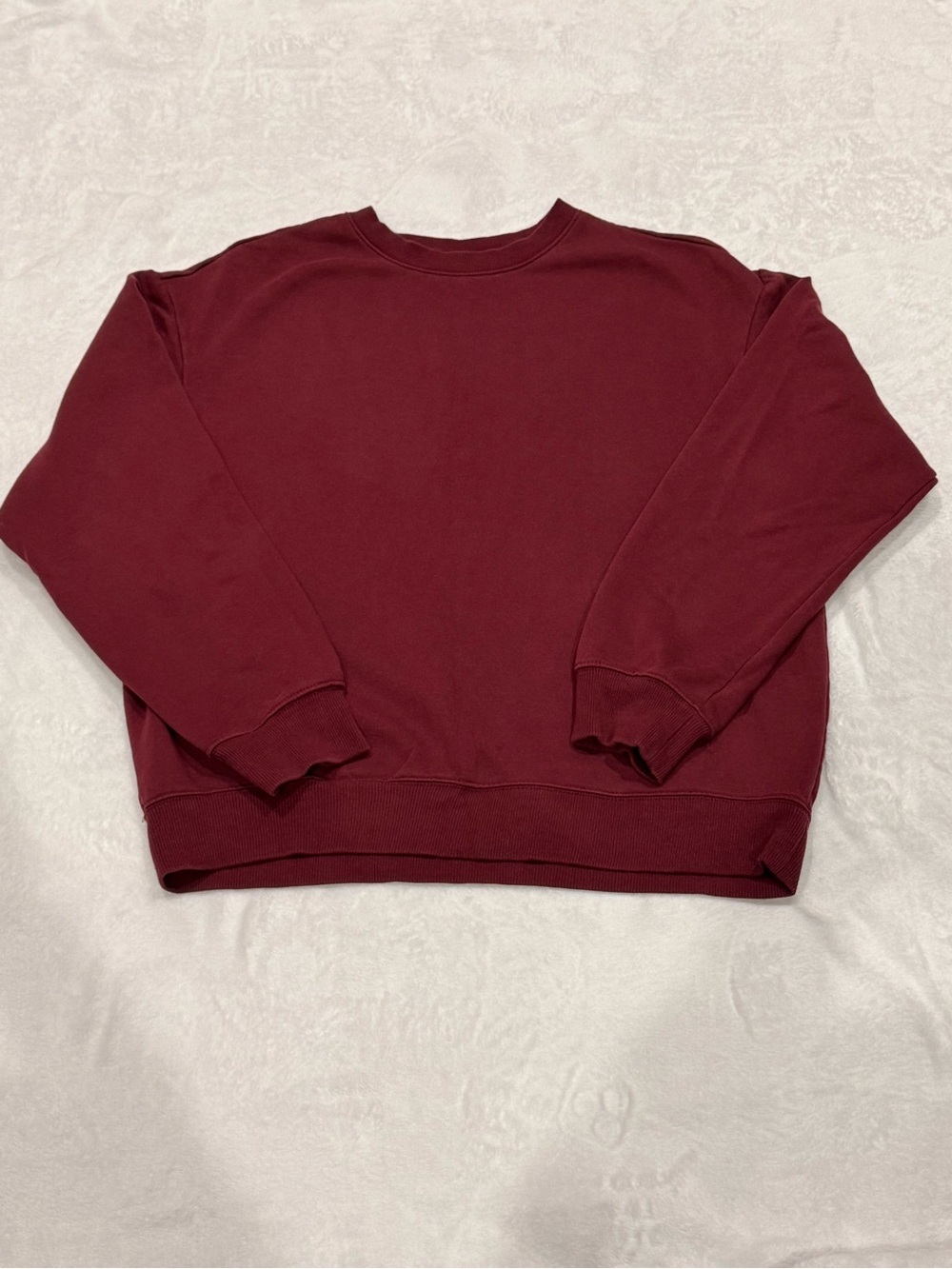 H&M Men's Crewneck Sweatshirt - Burgundy
